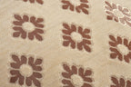 DECOMIZER Jacquard Geomteric Cushion Covers 24 Inch X 24 Inch Set Of 2 Ethnic Motifs 240 TC Cushion Covers,Design- Diamond,Color- Cream