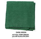 Pure Cotton Scarf Stole for Women, 175 x 100 cm, Lightweight, Versatile, Multiple Colours (Dark Green)