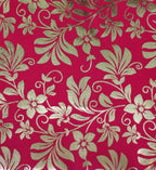 Lakshmi Maa Collection Rumala Sahib Double Set RED with beautiful gota (4 pec.)