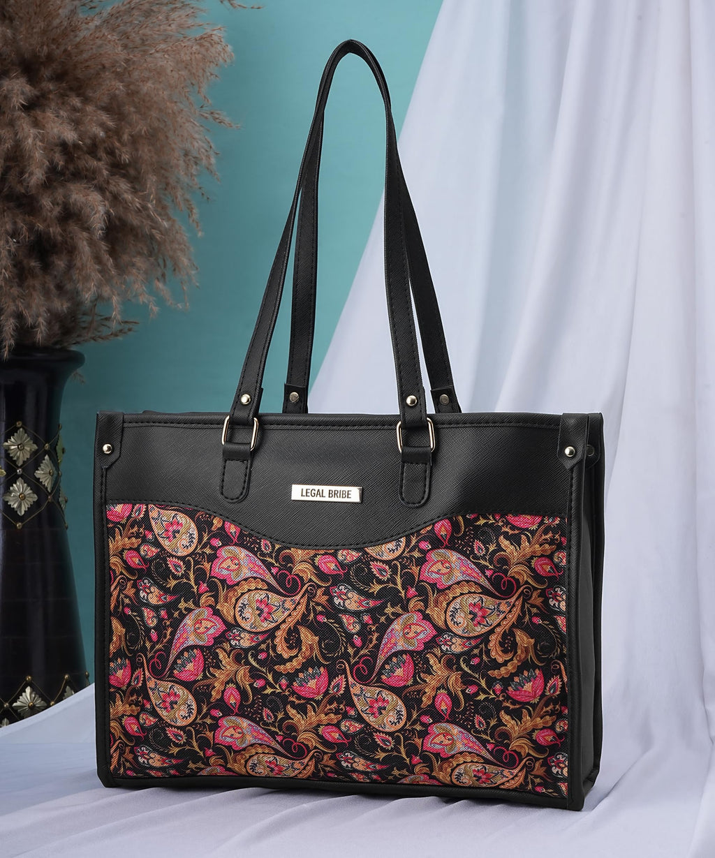 LEGAL BRIBE Tote Bag (Orange and Black)