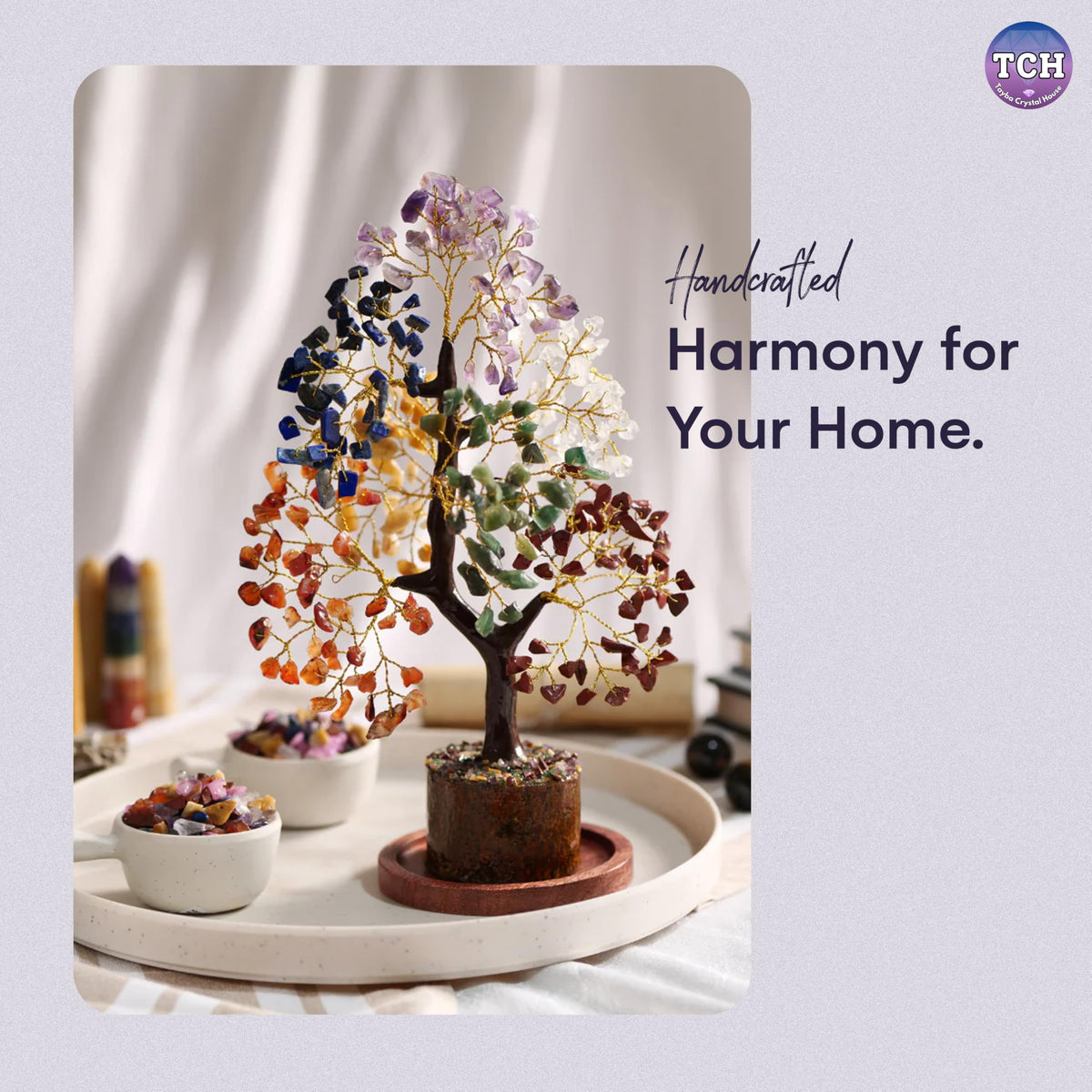 TAYBA CRYSTAL HOUSE 7 Chakra Tree