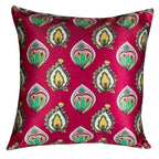 Vendola Mocha Microfiber Satin 250TC Cushion Pillow Covers, Coffee Brown, Set of 5(Motif,20x20)