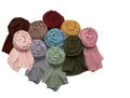 ICW Women Soft Chiffon Georgette Scarves Shawl for Female Stoles Long Scarf Wrap Head Scarves (Pack Of 10), Assorted