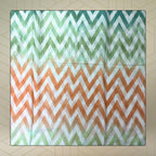 FAHABO Scarf for Women Stylish Printed Cotton Soft Stole | Hijab Scarf | Headscarf | Neck Scarf | Wraps (Green, Orange) Size: 73 L x 35 W