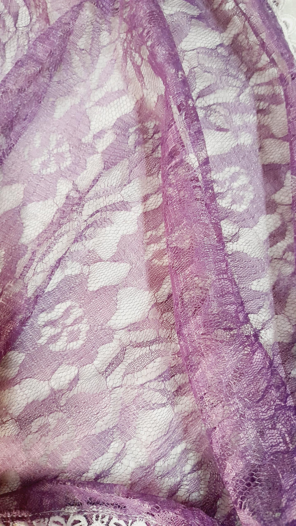 Netted Mantilla Veil Triangle Lace Light Purple Catholic Church Veils Infinity Chapel Scarf Head Covering Latin Mass (Purple Onion Pink Shade) Large Church Scarf (Pack of 1)