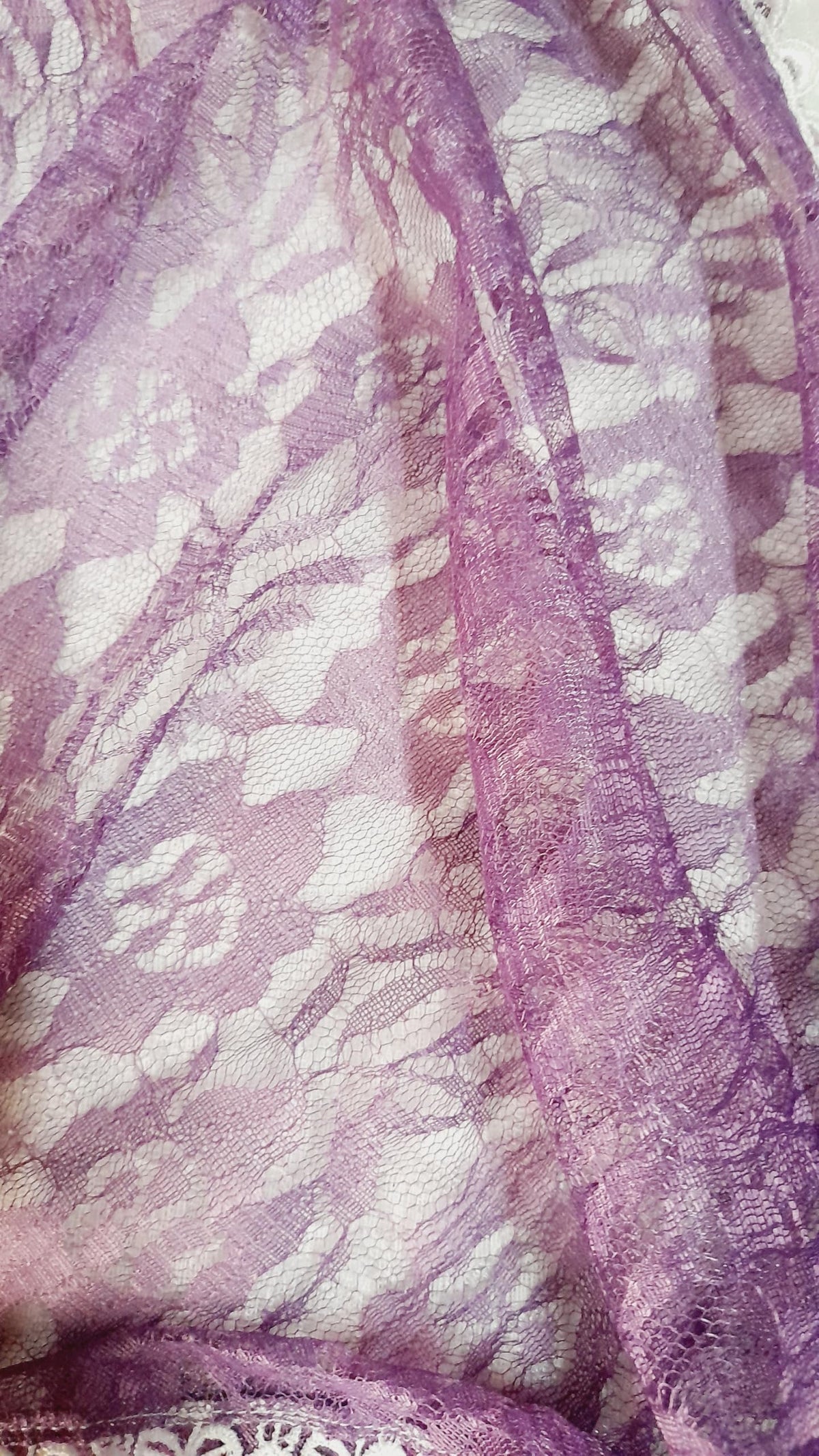 Netted Mantilla Veil Triangle Lace Light Purple Catholic Church Veils Infinity Chapel Scarf Head Covering Latin Mass (Purple Onion Pink Shade) Large Church Scarf (Pack of 1)