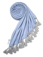 Chandwasia scarves, Viscose Fabric stole & Shawl || Scarf Stoles for Girls/Ladies/Women/Men for Summer & Winters(Grey)