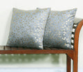 RD TREND Velvet Cushion Covers, 40 x 40 cm/16 x 16 inches, Pack of 2,250 TC, Side Zipper (Grey)