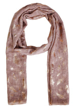 FabSeasons Casual Light Maroon Cotton Solid Scarf with Feathers Design Zari, Scarves, Stole, Duppatta & Shawl for Women & Girls for Summer & Winters, Size - 80 * 180 cms