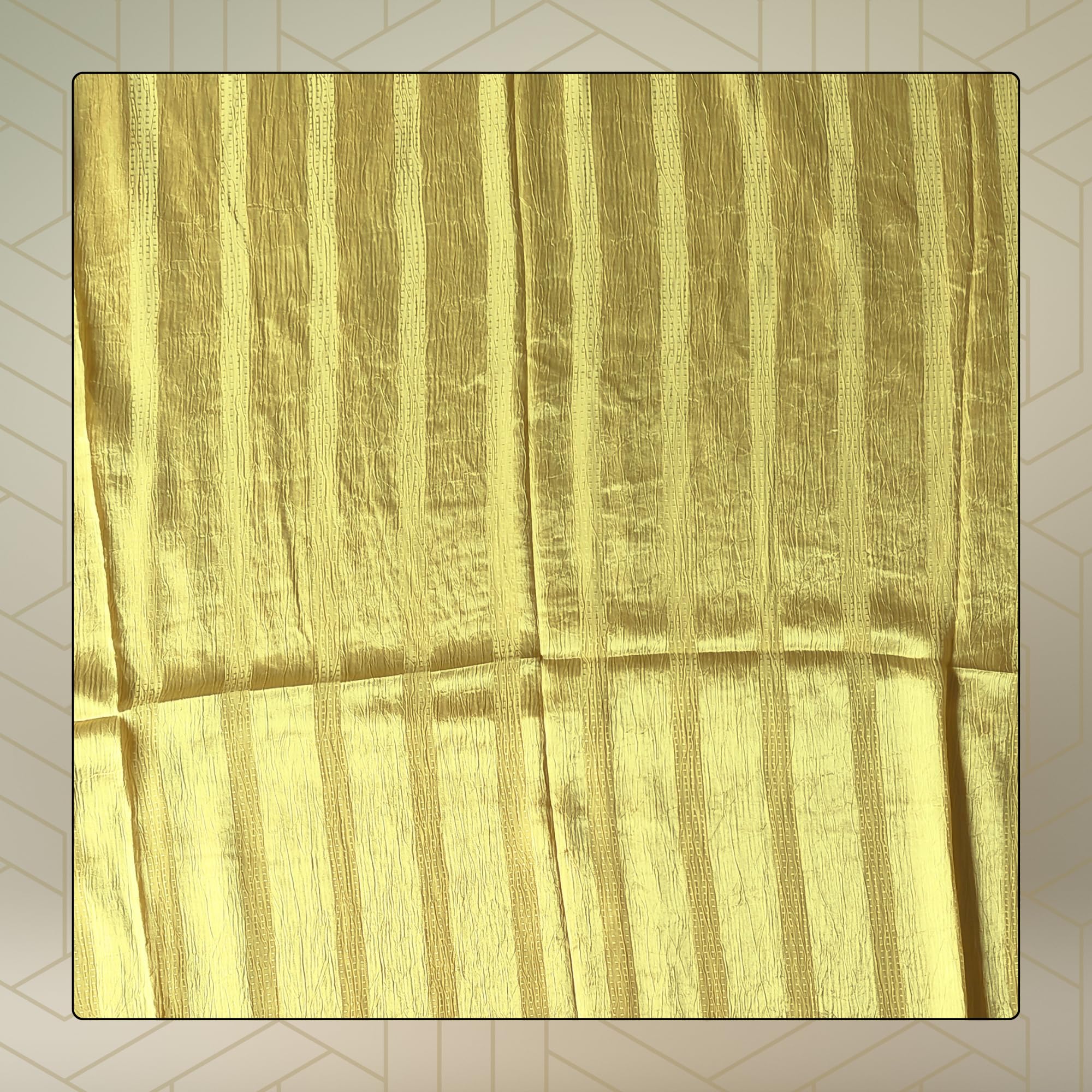FAHABO Scarf Woman Premium Self-Woven Satin Silk Scarves | Hijab Scarf | Headscarf | Neck Scarf | Stoles | Wraps (Liquid Golden)