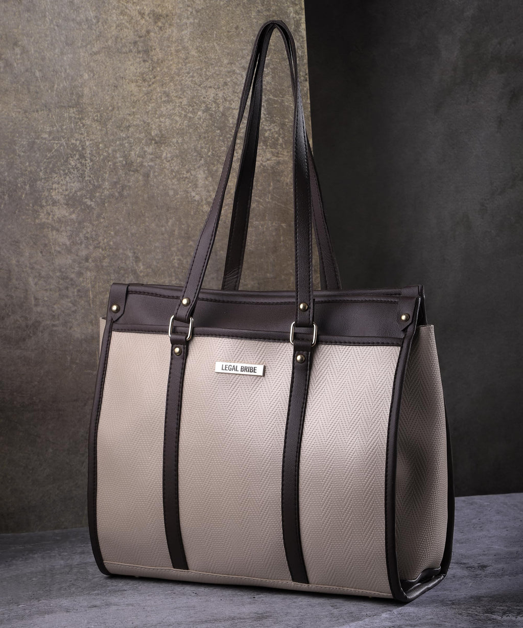 LEGAL BRIBE Stunning Tote Bag (Cream)