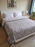 Mafatlal Sparsh Double Bed Cotton Dohar, 150 GSM Malmal Cotton, Reversible AC Blanket, Ultra-Soft & Breathable Cotton Blanket for All-Season Use, 210 x 240 Inch, Kafalo