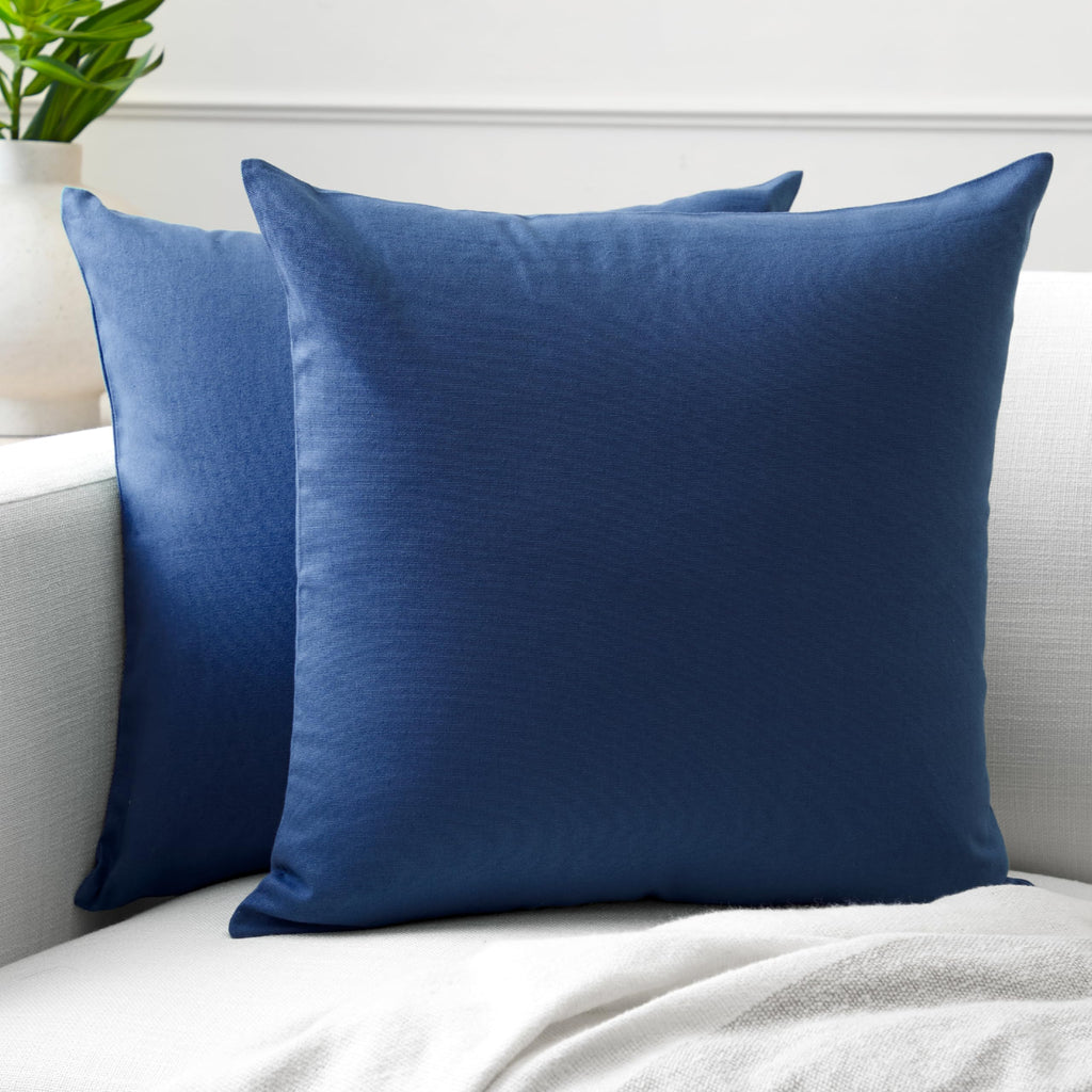 Encasa XO Cushion Covers, No Inserts, Cotton Throw Pillow Cases