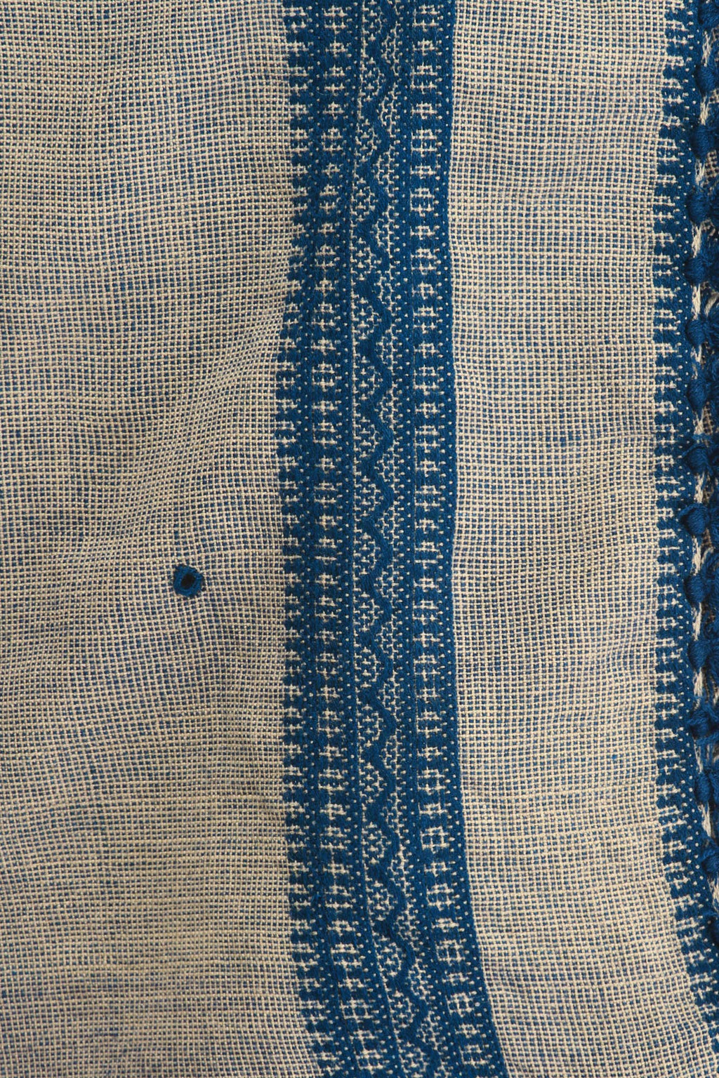 Exotic India Men's Kutch with Woven Border and Embroidered Mirrors Pure Wool Shawl (SWI77--pink-sand)