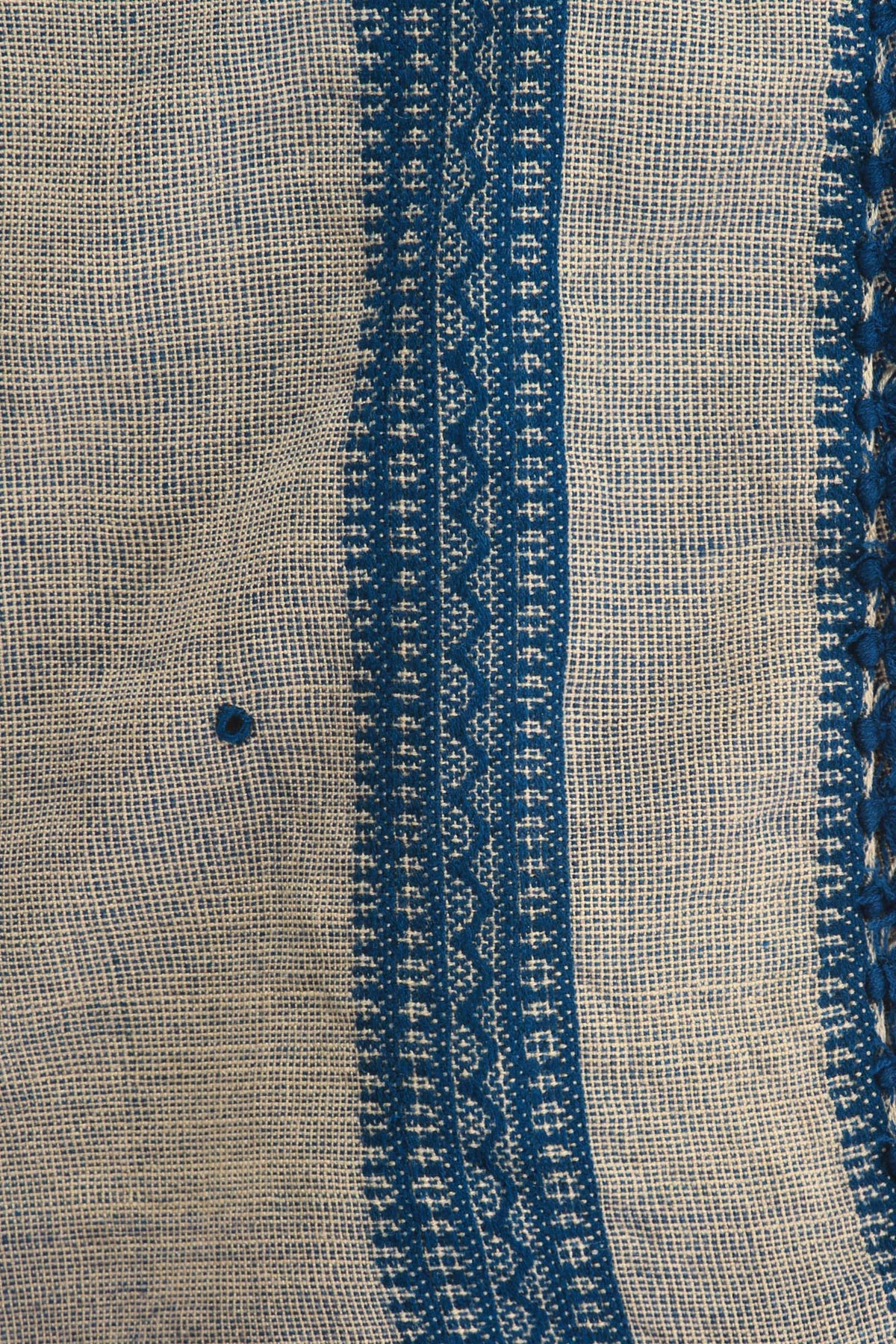 Exotic India Men's Kutch with Woven Border and Embroidered Mirrors Pure Wool Shawl (SWI77--pink-sand)