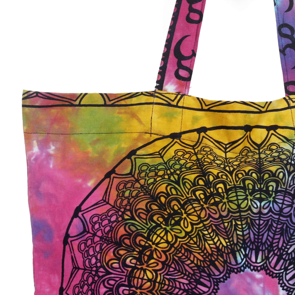 Ravaiyaa - Attitude is everything Cotton Shopping Bag Purse Bags Women Tote Shoulder Handbag (Multi Dream Catcher Bag - 18)
