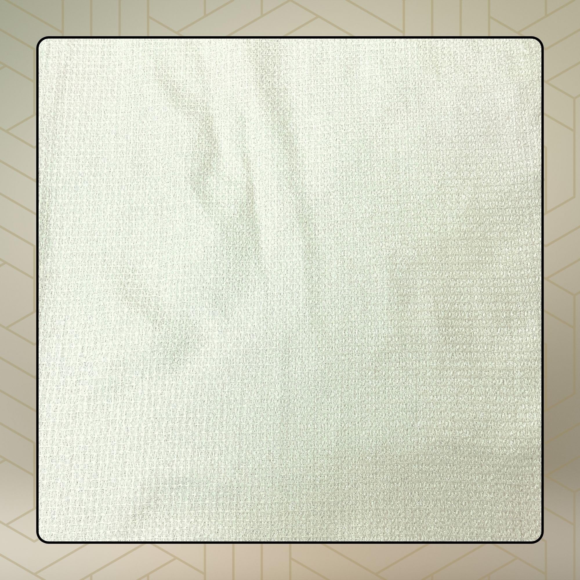 FAHABO Shimmer Woven Cotton Blend Scarf for Women – Lightweight Hijab & Stole Wrap | 73 x 29 Inches (Cream)