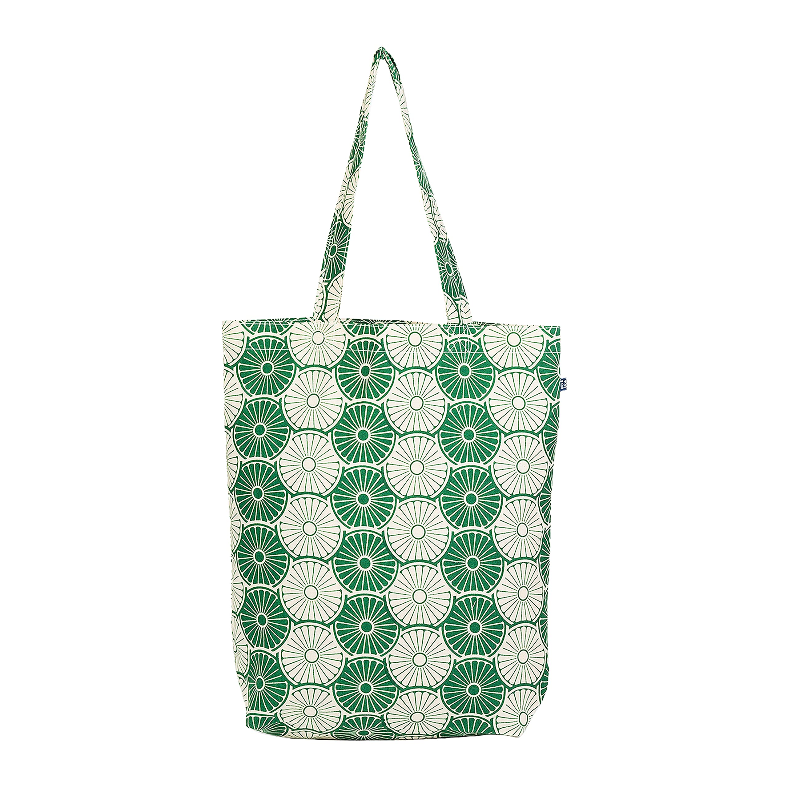 AQVA Printed Pack of 3 Cotton Tote Bag for Women | Trendy Stylish Multipurpose Handbags for Daily Use | Shoulder Bag for Shopping, Beach, Travel and Grocery | Set 2