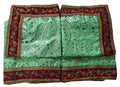 Lakshmi Maa Collection Rumala Double Set Heavy Sea Green with Red Gota & Designer (4 PEC.)