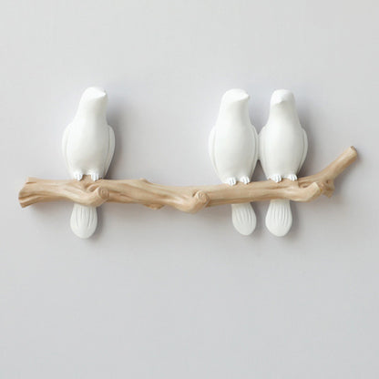 Bird Decoration Hook Entrance Wall No-trace Key Hook No-drill Wall Decor Wall-mounted Coat Hook