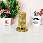KridayKraft Metal Owl Shape Beautiful Pen Stand/Holder Decorative for Home, Office & Table Gift for have House Warming, Birthday...
