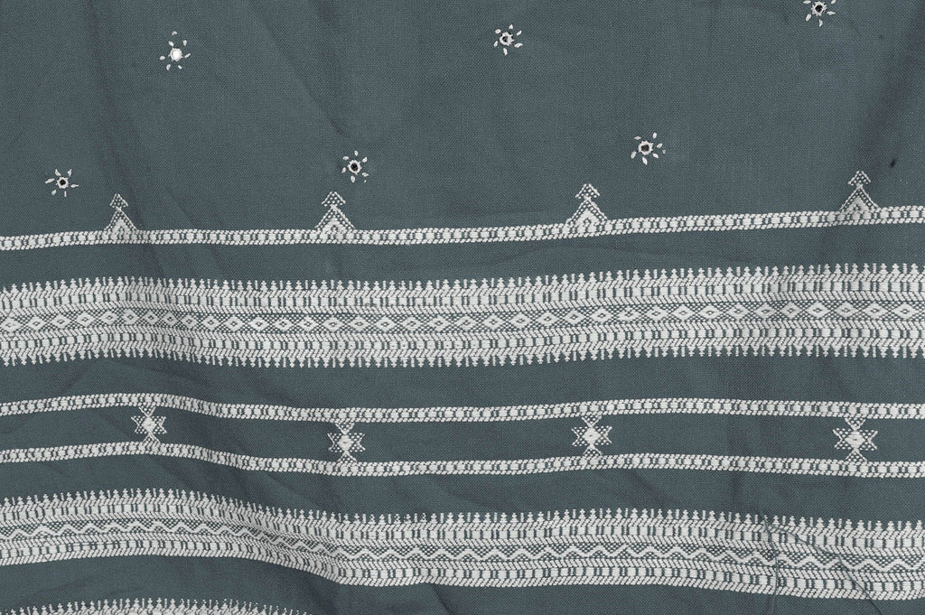 Exotic India Women's Wool Shawl (SHY72- Gray_Free Size)