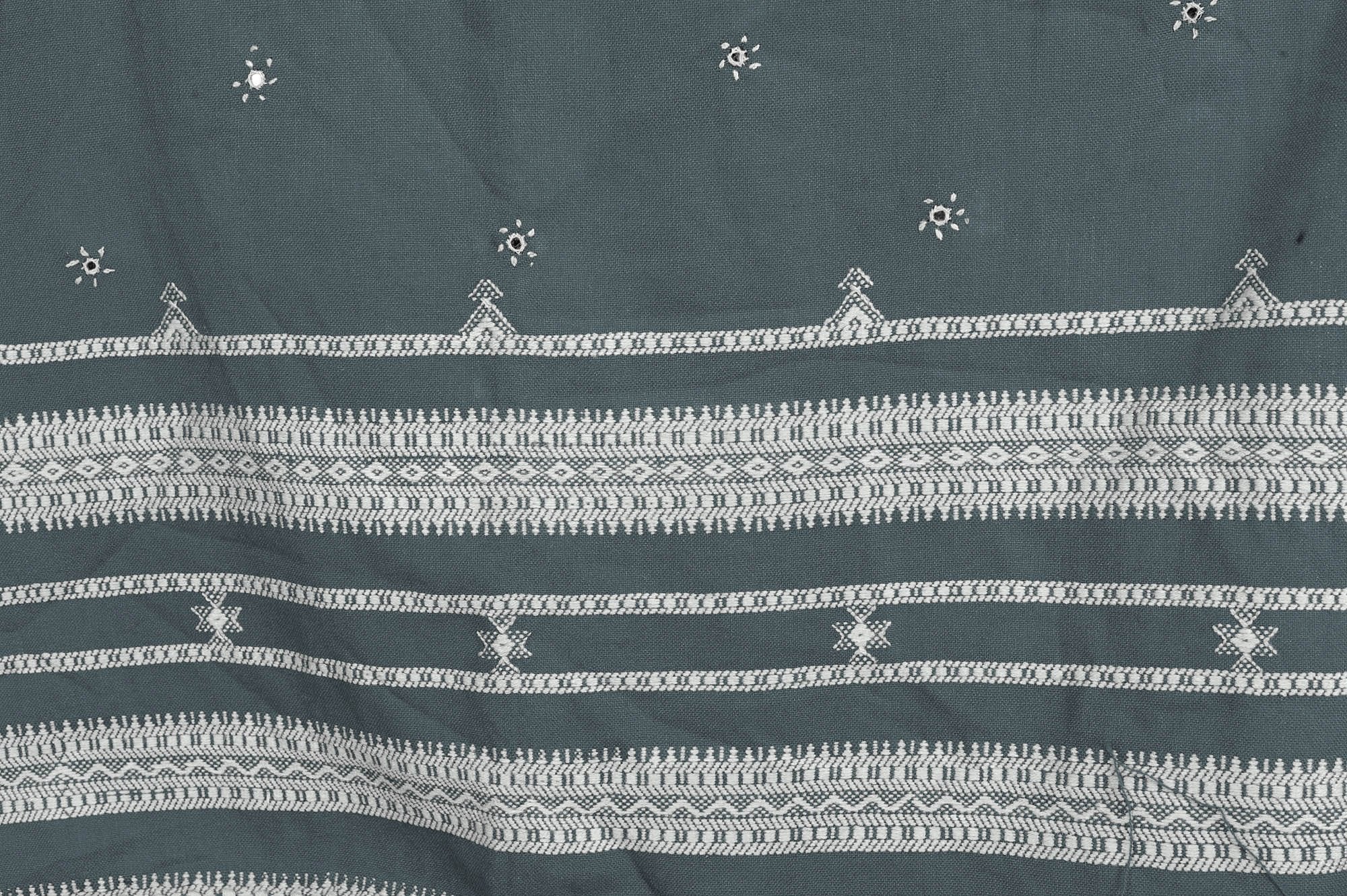 Exotic India Women's Wool Shawl (SHY72- Gray_Free Size)