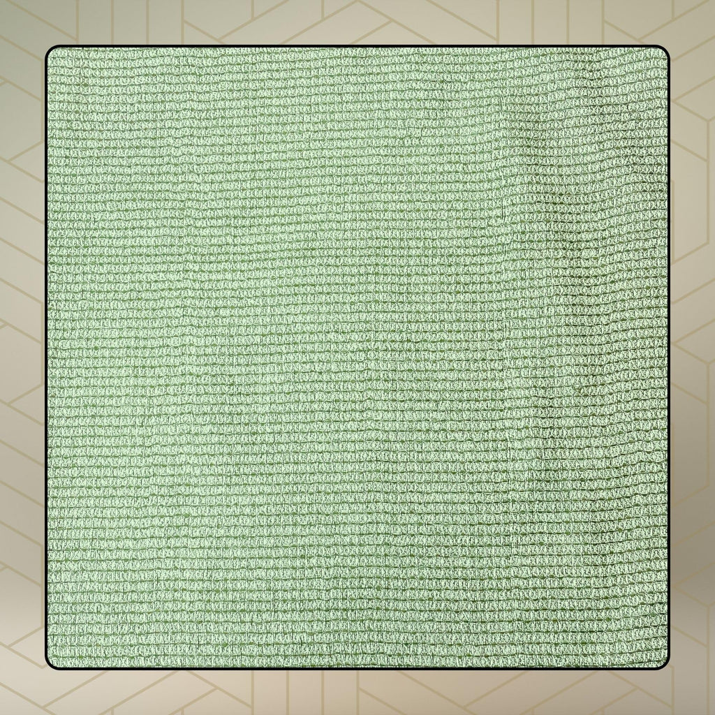 FAHABO Shimmer Woven Cotton Blend Scarf for Women – Lightweight Hijab & Stole Wrap | 73 x 29 Inches (Green)