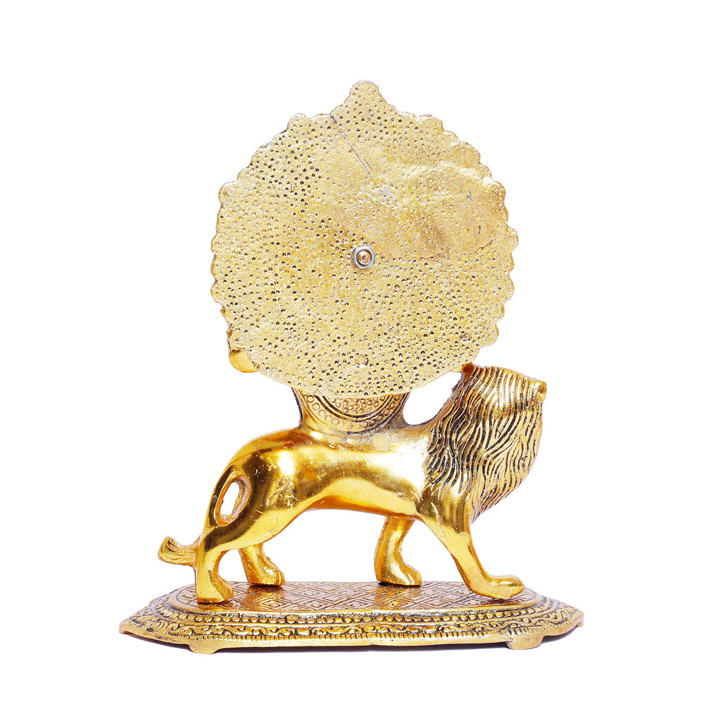 KridayKraft Durga Maa Murti,Shero vali ma Metal Statue for Navratri Pooja,Temple Pooja,Decor Your Home & Office,Religious Idol Gift Article,Showpiece Figurines...