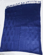 Saba Fashion Women Viscose Jaqurd Scarf/Shawl/Dupatta/Hijab/Wrap/Scarves/Stoles (NAVY BLUE)