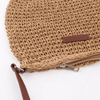 DENOVA Raffia Handbag with Lining | Beach bag, Women's Handbag, Tote Bag (Natural)