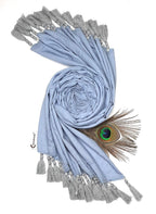 Chandwasia scarves, Viscose Fabric stole & Shawl || Scarf Stoles for Girls/Ladies/Women/Men for Summer & Winters(Grey)
