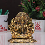 KridayKraft Panchmukhi Hanuman ji Metal Statue,Bajrangbali Murti for Pooja Room & Decor Your Home,Office,Religious Idol Gift Article,Showpiece Figurines...