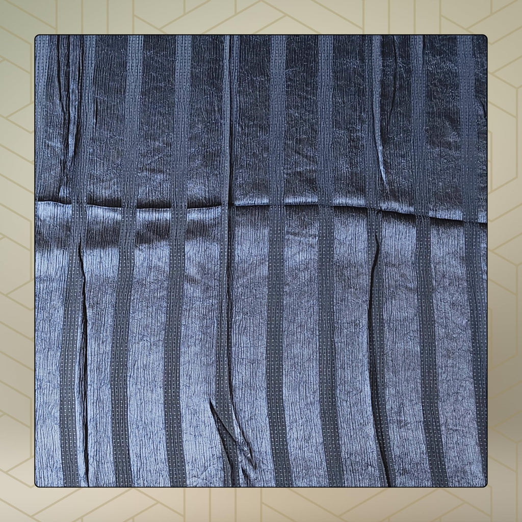 FAHABO Scarf Woman Premium Self-Woven Satin Silk Scarves | Hijab Scarf | Headscarf | Neck Scarf | Stoles | Wraps (Liberty Blue)