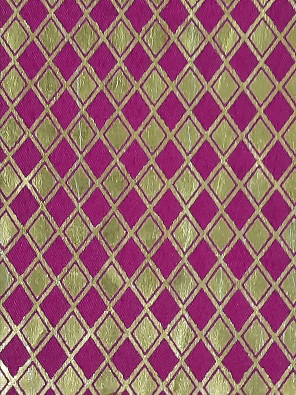 Lakshmi Maa Collection's Rumala Sahib Double Set Magenta with gota (4 PEC.)
