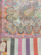 Naureen Women Pashmina Blend Kani Shawl with Floral Artwork, Warm and Soft, 40x80 inch