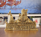 KridayKraft Metal Shree Ram Mandir Architectural Model Prabu Shri Ram Bhumi Ayodhya Showpiece for Home Decor, Office | Metal Showpiece