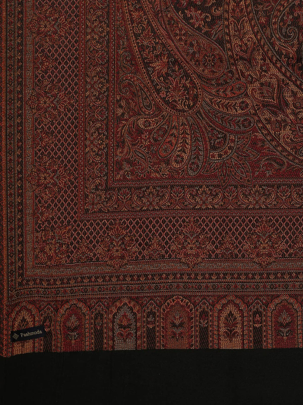 Pashmoda Women Ghazal Antique Jamawar Shawl (Size: 101 X 203 CM)
