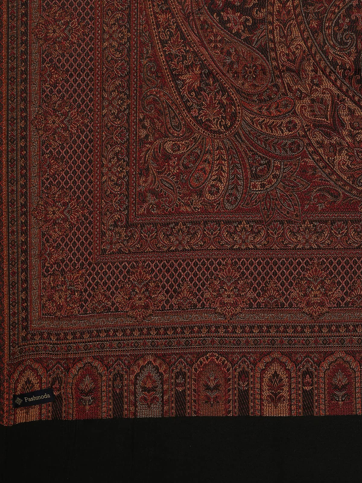 Pashmoda Women Ghazal Antique Jamawar Shawl (Size: 101 X 203 CM)