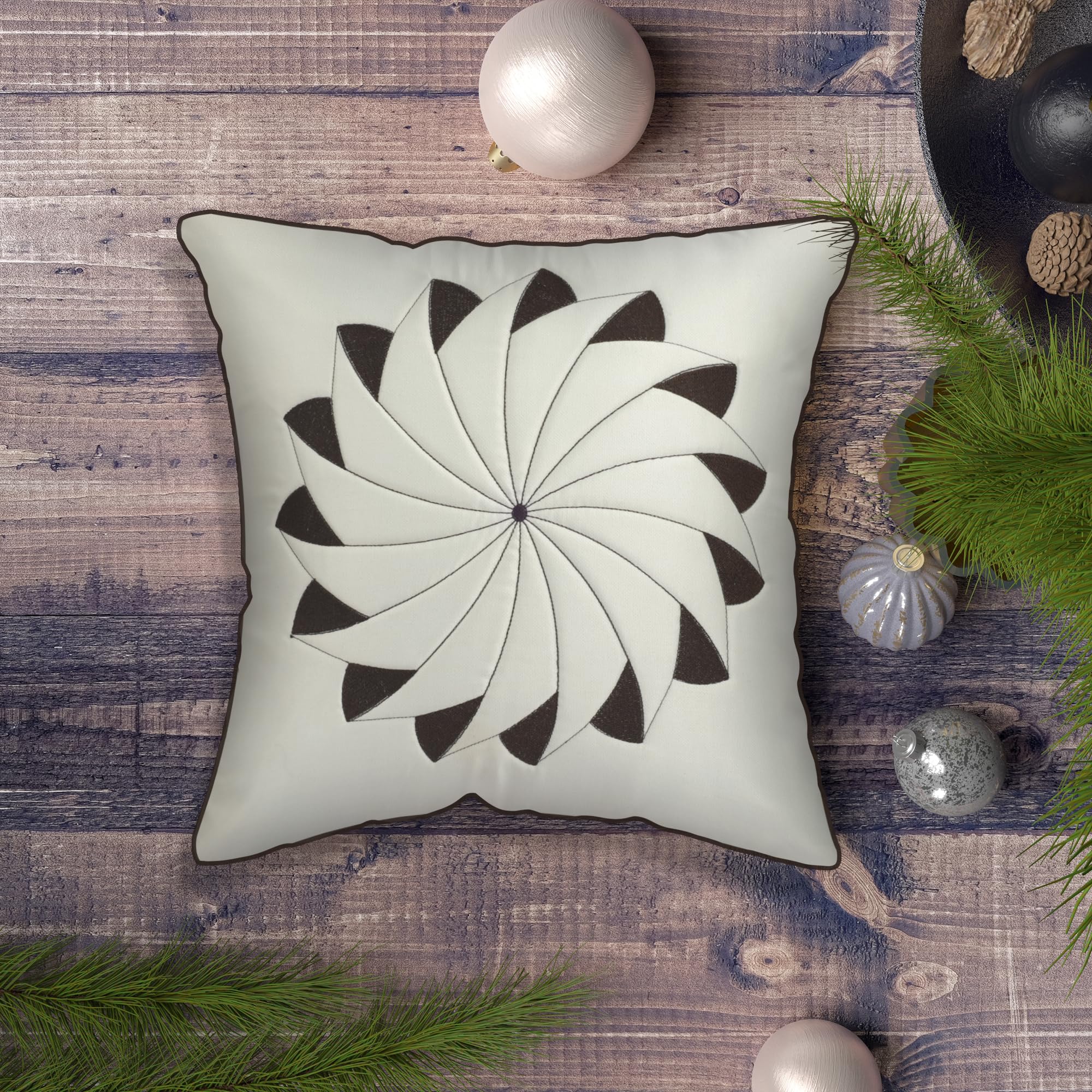 JDX Attractive Cushion Cover for Living Room and Sofa, 8075_Cream
