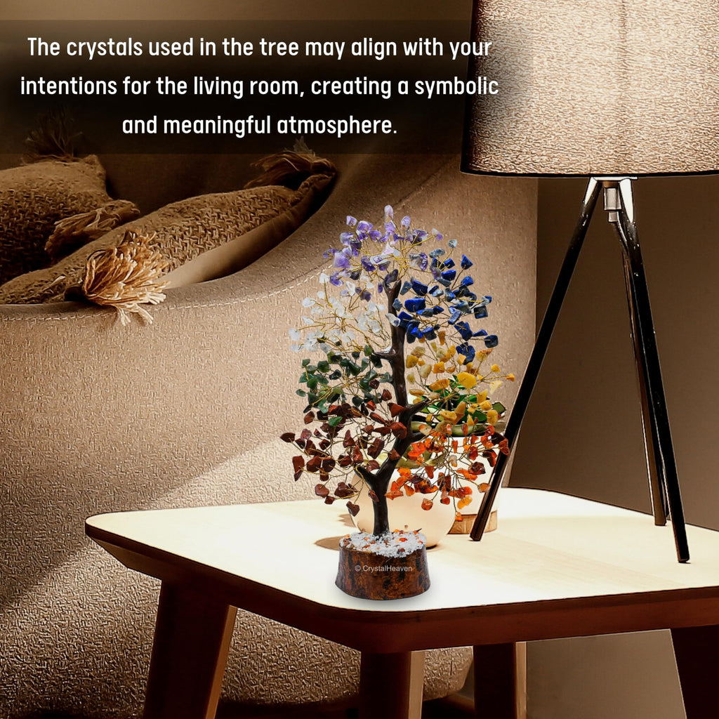 Certified 307 Beads Crystal Tree Home Decoration Items for Good Luck