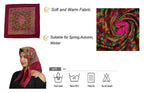 KETKAR Wool Wome Scarf for Winter, Cozy Warm for Winter_Pack Of 1,Maroon, For Female