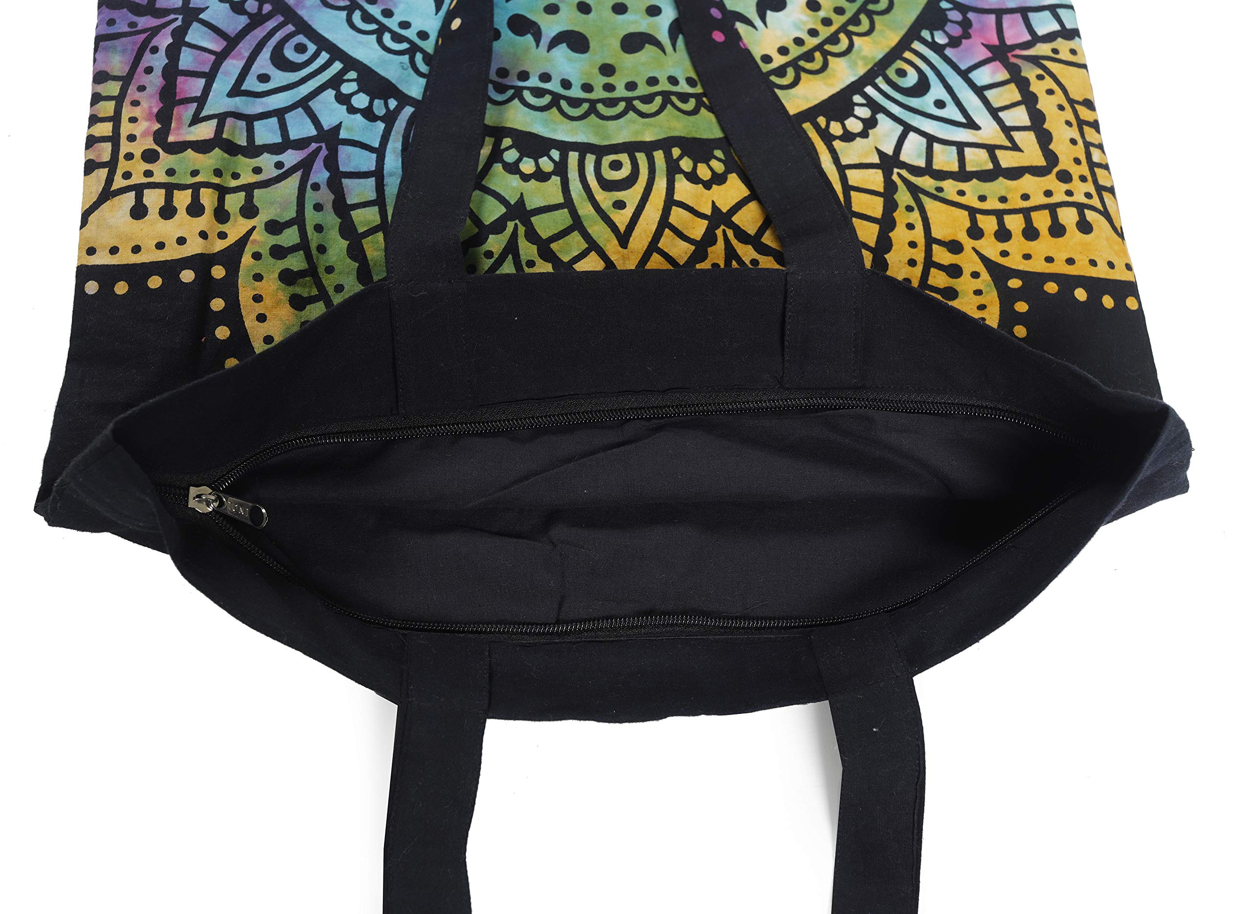Ravaiyaa - Attitude is everything Cotton Shopping Bag Women Tote Shoulder Handbag Cotton Purse Bags (Multi)