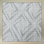 FAHABO Shimmer Geometric Woven Cotton Blend Scarf for Women – Lightweight Hijab & Stole Wrap | 73 x 29 Inches (Light Grey)