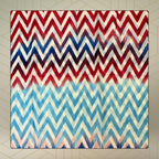 FAHABO Scarf for Women Stylish Printed Cotton Soft Stole | Hijab Scarf | Headscarf | Neck Scarf | Wraps (Blue, Red) Size: 73 L x 35 W