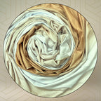 FAHABO Scarf Woman Premium Self-Woven Jersey Scarves | Hijab Scarf | Headscarf | Neck Scarf | Stoles | Wraps (Shades of Beige)