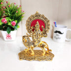 Prince Home Decor & Gifts Metal Durga Maa Statue Gold, 1 Piece