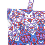 Ravaiyaa - Attitude is everything Cotton Shopping Bag Purse Bags Women Tote Shoulder Handbag (Purple Star Bag - 6)