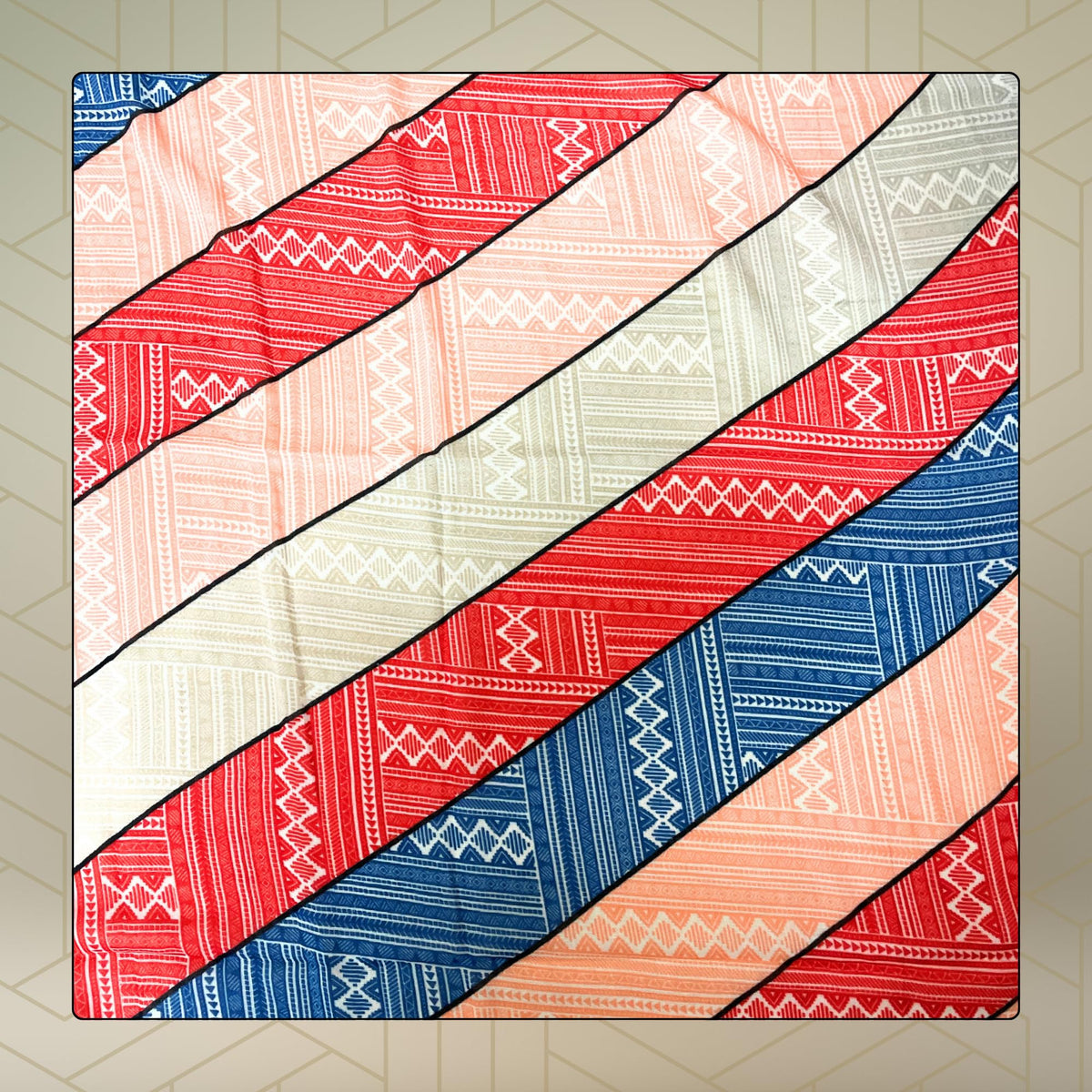 FAHABO Digital Print Mal Mal Cotton Scarf for Women – Soft, Lightweight Hijab, Head & Neck Wrap | Stylish Fashion Scarf (Glory Red, Space Blue, Coral Orange)