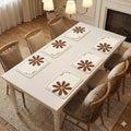 YELONA Leather Dining Table Placemats Set of 6 – Waterproof, Heat Resistant, Anti-Slip, Easy to Clean Table Mats for Dining Table, Kitchen & Home Décor (Chocolate Brown, 40 x 30 cm) Kafalo